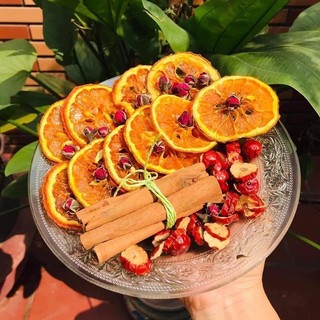 trà cam quế - ( mix: cam, quế, nụ Hồng ,Long nhãn, kỷ tử )