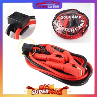 Bộ dây câu bình ắc qui 500amp dài 2.2m lõi đồng lớn.