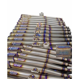 Full cây bô titanium luôn cổ bô cho fu led , wave dream , fu mập fu neo 100% titan salaya . DoChoiXeMay