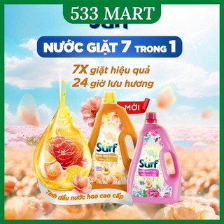 Nước giặt surf 7 trong 1 tinh dầu nước hoa 3.6kg