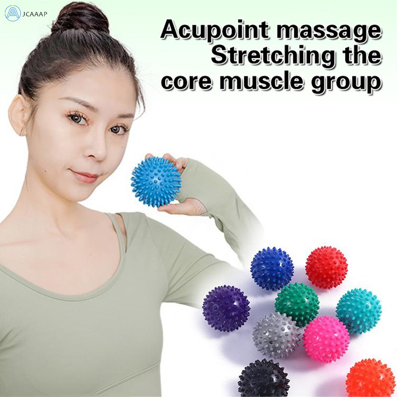 [Jcaaap] Yoga Hedgehog Ball Sole Muscle And Fascia Ball PVC Massage Ball Thư giãn cơ bắp Massage huy