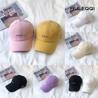 HULEQQI Mũ Chống Nắng Nữ Cô Gái Hàn Quốc Học Sinh Mỏng Đạt Đỉnh Mũ Thêu Chữ