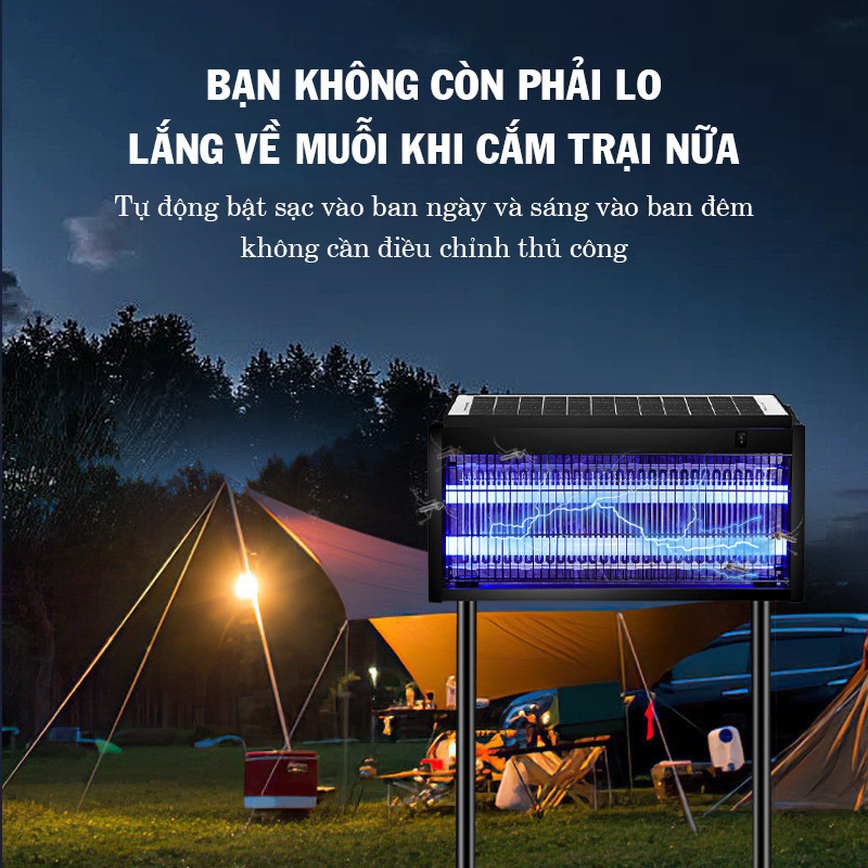 Đèn Bắt Muỗi Ngoài Trời, Sân Vườn Thông Minh, Thu Hút Diệt Đuổi Côn Trùng, Hiệu Quả An Toàn