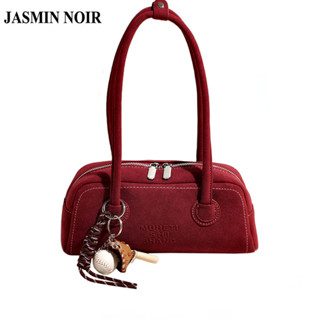 Túi đeo vai nữ JASMIN NOIR Da lộn Túi đeo chéo Niche du lịch Hàn Quốc