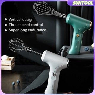 SUNTOOL Máy đánh trứng Máy đánh thuốc nhuộm, đánh sữa, đánh bột, máy tạo bọt siêu khỏe, có kèm dây sạc