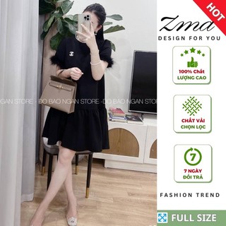 Váy Babydoll, Đầm Bầu Babydoll Tay Phồng Thiết Kế Thời Trang Form Rộng Bigsize Cao Cấp ZMA