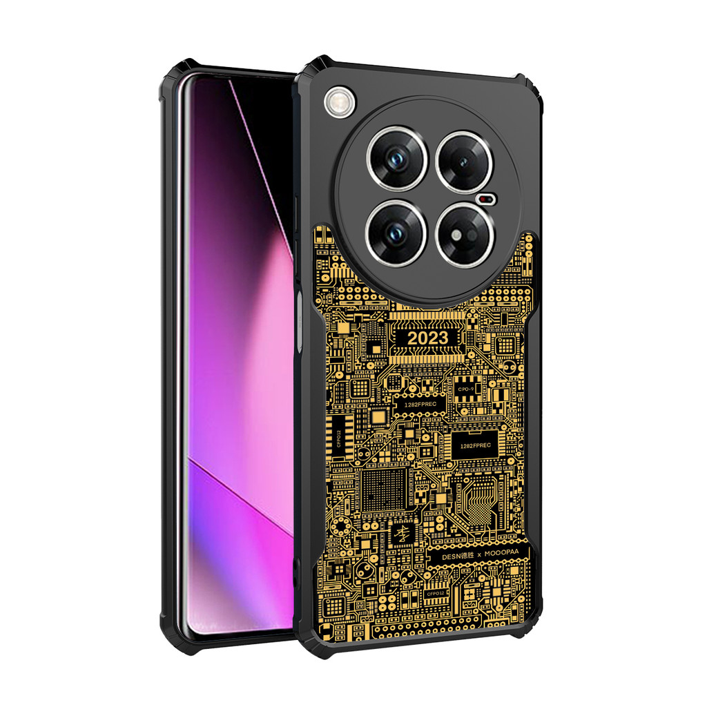 Dành cho infinix Zero 40 Zero 30 Zero 20 Zero 8i X687 Vỏ trong suốt chống sốc 2.Mẫu PCB