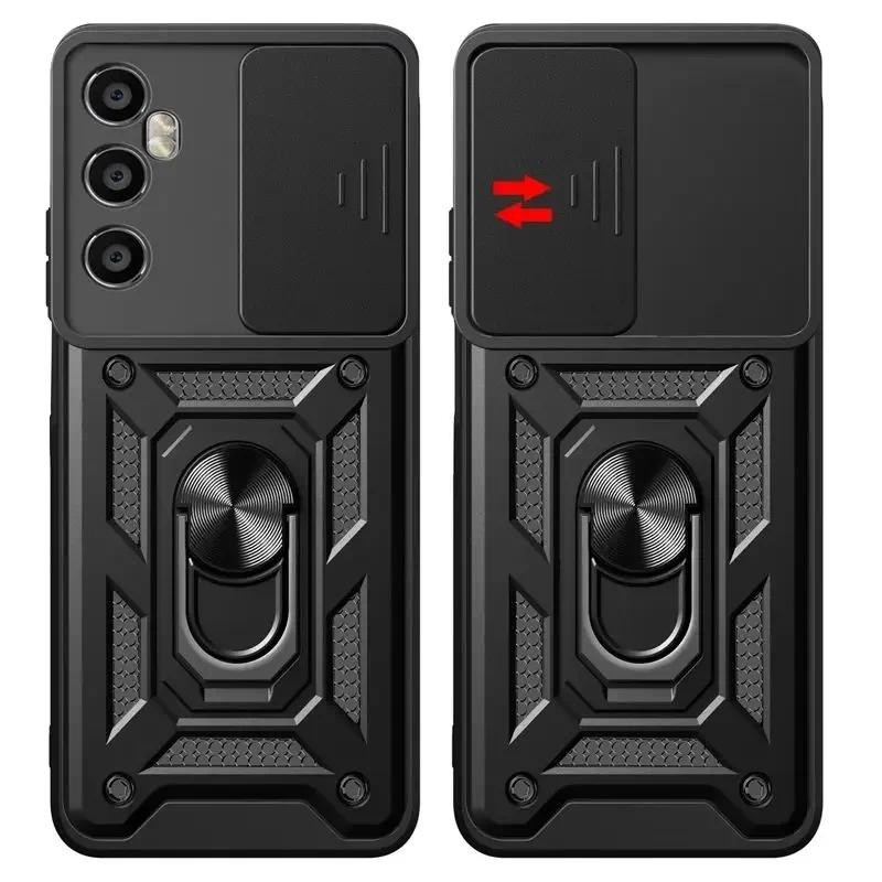 Dành Cho OPPO Realme C65 4G Ốp Lưng Chống Sốc Giáp Xe Từ Tính Giá Đỡ Nhẫn Dành Cho Realme C65 C 65 R