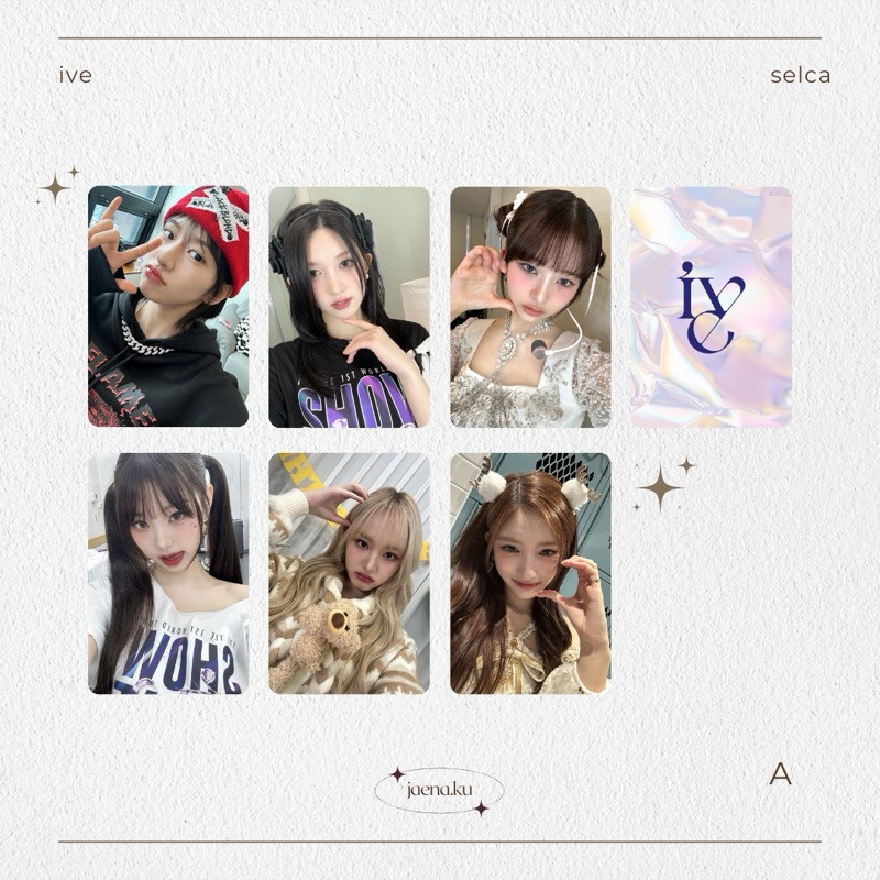 [IVE] PHOTOCARD IVE - Card Bo Góc Unofficial - Cán nhám 2 mặt - Hình in sắc nét