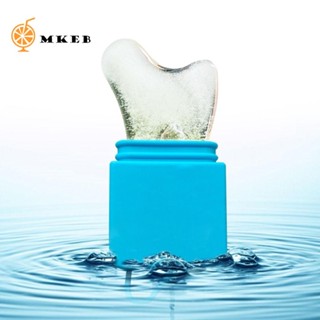  Mkeb Silicone Ice Face Roller Gua Sha Trị Liệu Lạnh Ice Cube Mold Có Thể Tái Sử Dụng Thu Nhỏ Lỗ Chân Lông Làm Mát Mặt Đường Viền Quả Cầu Nữ 