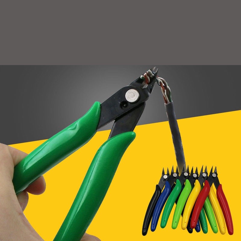 Kìm cắt chân linh kiện 133mm nhiều màu -DSHOP