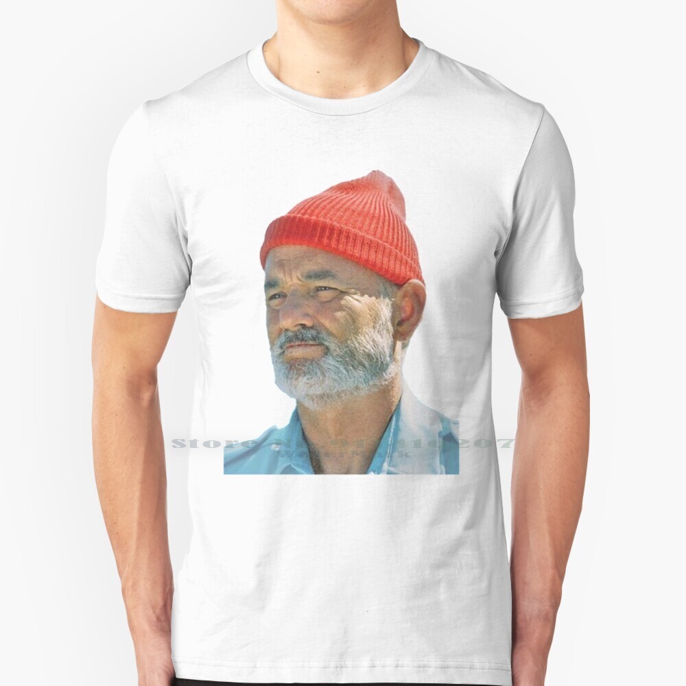 Steve K. Áo 100% Cotton Nguyên Chất Steve Steve Zissou Zissou Life Aquatic Bill Murray Bill Wes Ande