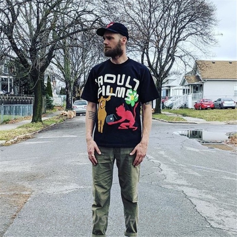 100% Cotton CPFM KANYE KANYE Devil In Áo thun ngắn tay dáng rộng mùa hè