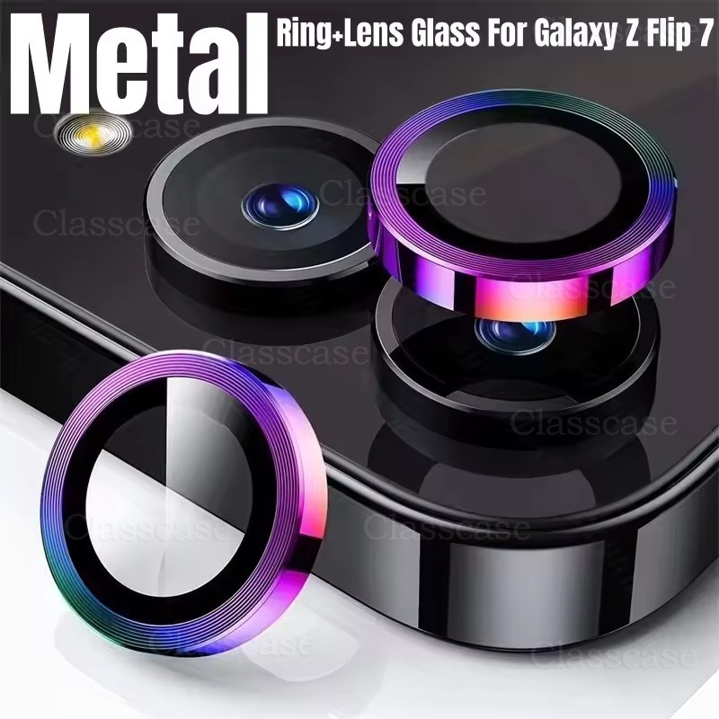 [Sẵn Sàng] Ống Kính Máy Ảnh Kim Loại Cho Samsung Galaxy Z Flip 7 FE 7FE Flip7 Flip7FE ZFlip7 ZFlip7F