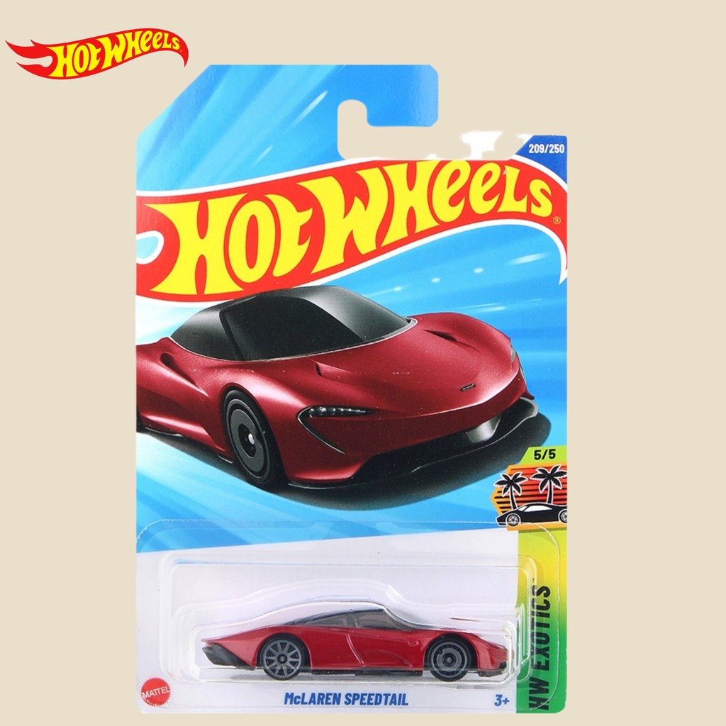 Hot Wheels McLaren Speedtail 1: 64 Diecast Supercar Đồ chơi mô hình cho bé trai 2025K