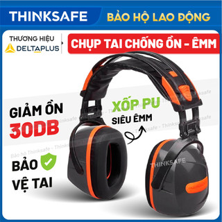 Chụp tai chống ồn DeltaPlus Interlagos/ Honeywell điều chỉnh được độ cao có thể gấp gọn, bảo vệ tai cao cấp - THINKSAFE