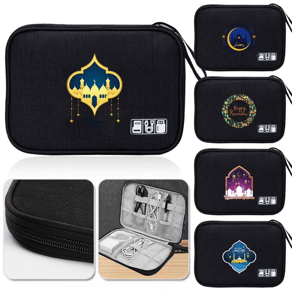 Digital bag Cable organizer Headphone data cable storage pouch Large Portable Original design Ramada