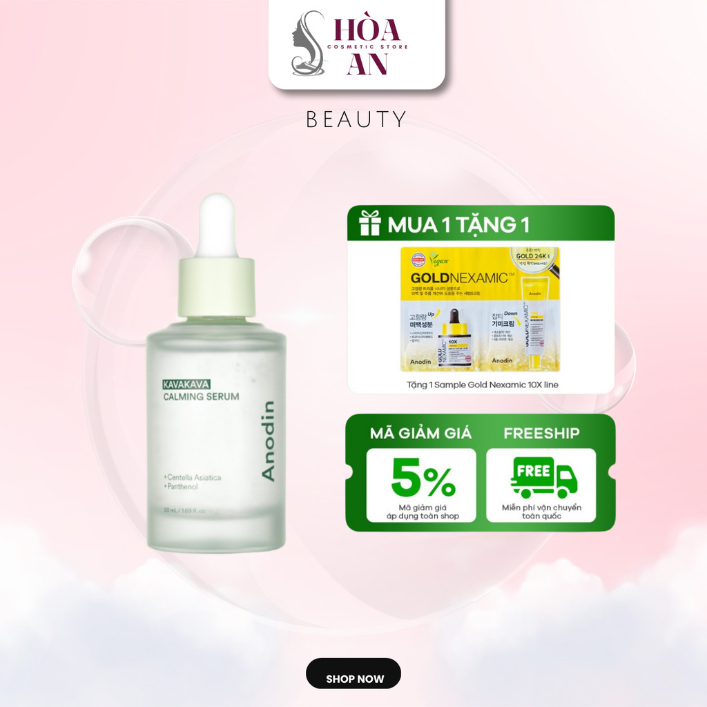 [Deal độc quyền] Tinh chất làm dịu cấp ẩm Kava Kaka Calming Anodin 50ml - Hàng chính hãng