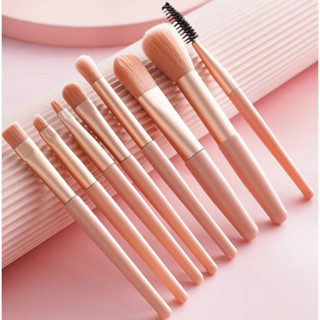 🌈 Bộ Cọ Trang Điểm Make Up Cá Nhân 8 Cây Lông Mềm Kèm Túi Zíp - Set 8 Cọ Trang Điểm Lông Mềm Mượt