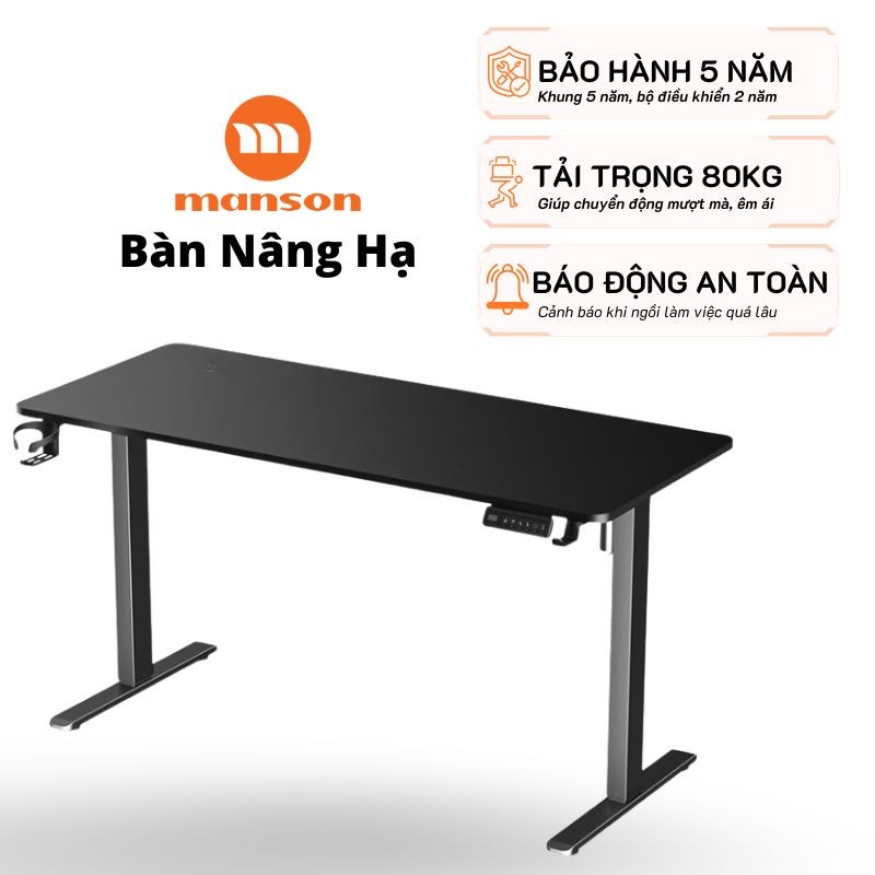  Bàn Nâng Hạ Manson SmartDesk - Tuỳ Chỉnh Thông Minh Bảo Vệ Sức Khoẻ Nâng Cao Năng Suất Làm Việc 