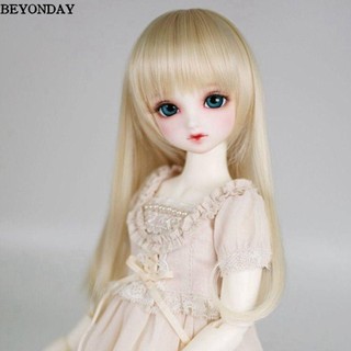 BEYONDAY Búp Bê Tóc Giả Cho 1 / 4 1 / 6 Búp Bê BJD, Tóc Dài Công Chúa DIY Tóc Giả Dài, Thời Trang Sợi Nhiệt Độ Cao Dress Up Phụ Kiện Đầu DIY Bé Gái