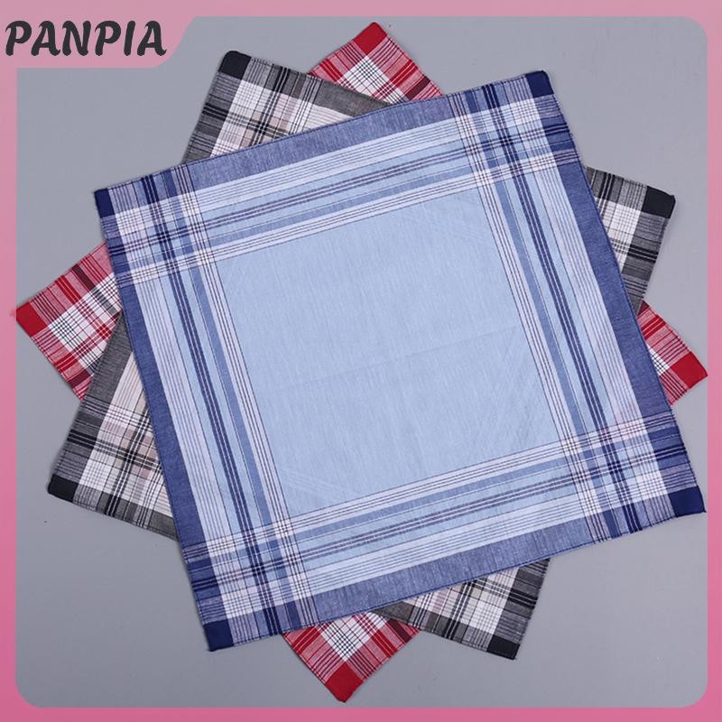 PANPIA-40x40CM Khăn Tay Cotton Cho Người Lớn Lớn Lớn Vuông Bandanas Nhiều Sử Dụng Khăn Mặt Nam Mồ Hô