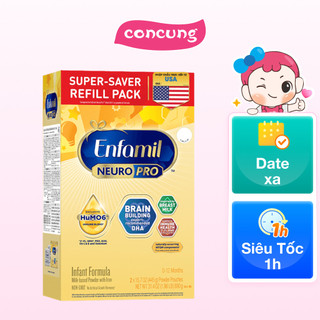  Sữa Enfamil NeuroPro Infant Formula 0 - 12 tháng 890g  hộp giấy  