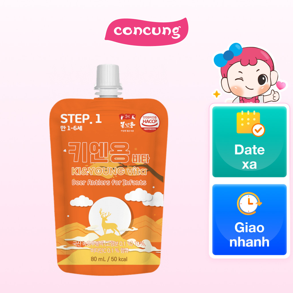 Nước nhung hươu Vitamin Ki & Young 12M+