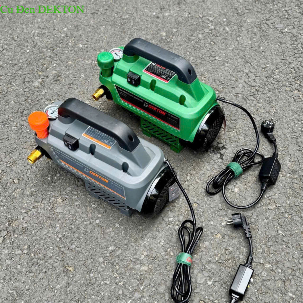 Máy rửa xe chỉnh áp chống giật DEKTON DK-CWR2801, Công suất lớn 2800W, Cu Đen DEKTON