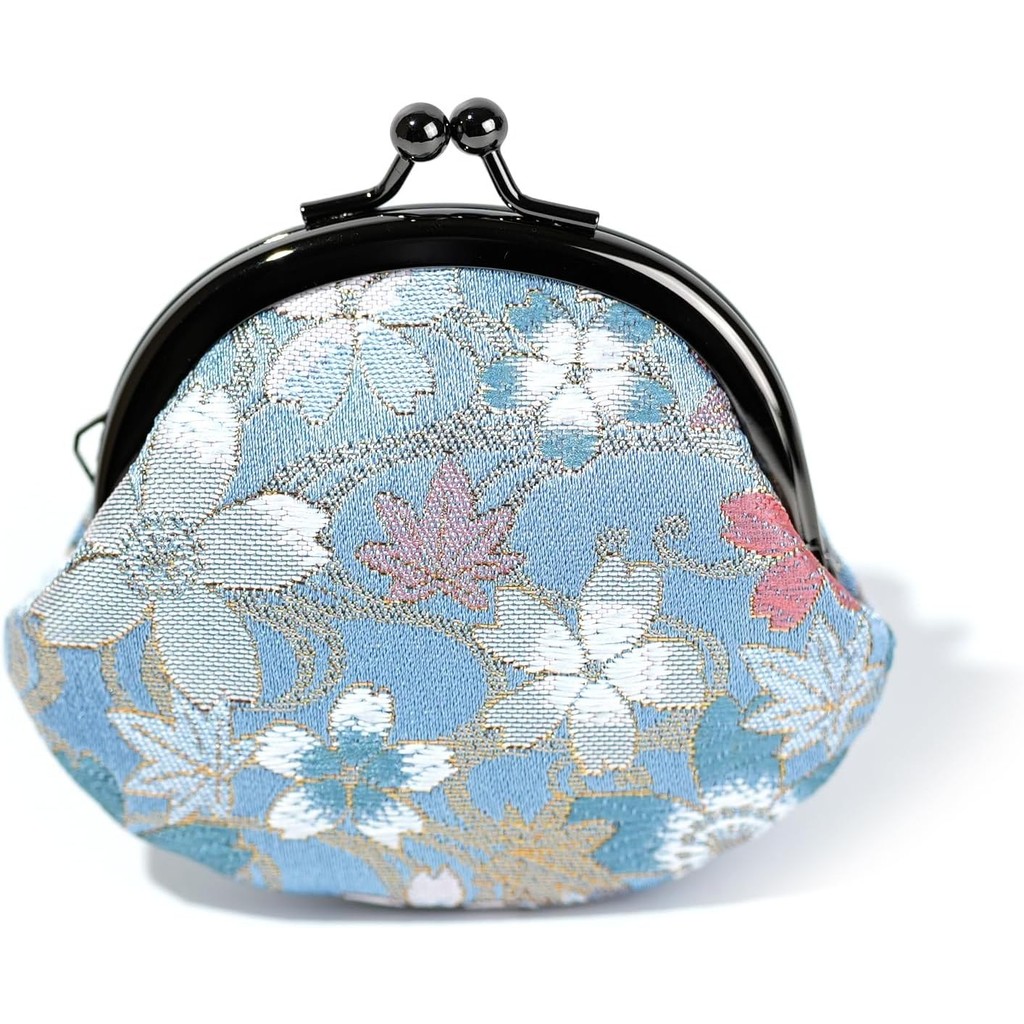 【Direct From Japan】Ví Kyoto Geibido Nishijin-ori 2,6 inch có khóa cài, được làm thủ công bởi các ngh