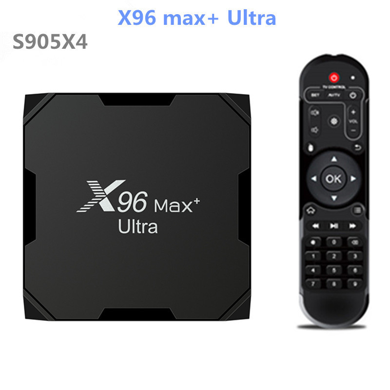 X96 max + Ultra Set Top Box S905X4 Android 11 4G / 64G 8k Dual Band TV Box