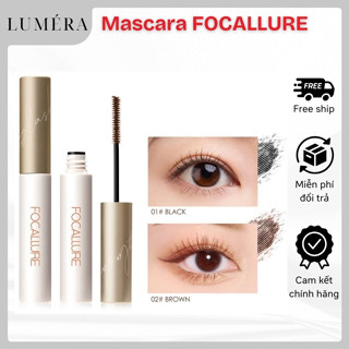  Mascara FOCALLURE Chuốt Lông Mi Dài Cong Dày Đầu Cọ 3mm 6g 