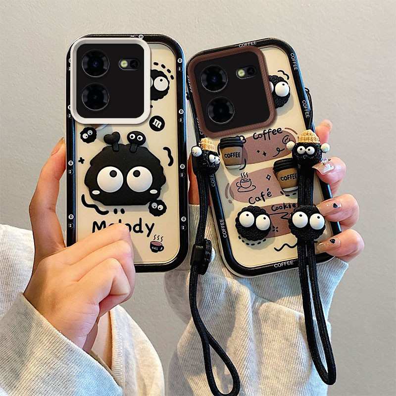 ốp lưng Tecno Pova 5 Pova5 Ốp Điện Thoại tpu silicone dây buộc thời trang búp bê ốp lưng điện thoại 