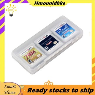 [Hmou] Hộp đựng thẻ trò chơi trong suốt 6 trong 1 cho Nintendo 3DS XL LL NDS DSi