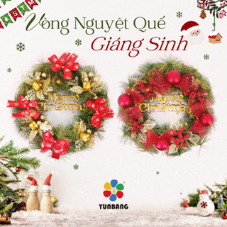  Vòng Nguyệt Quế Noel Dùng Trang Trí Giáng Sinh 
