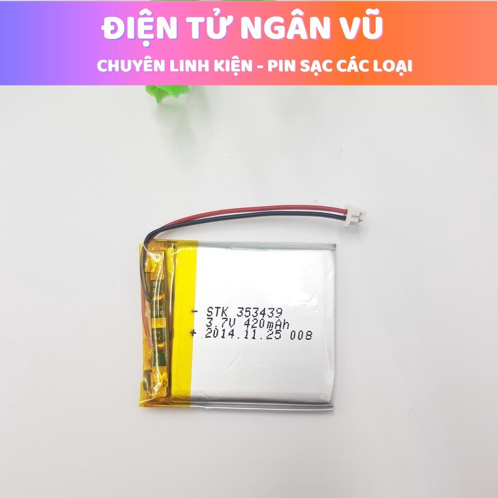 Pin Cảm biến áp suất Lốp siêu mỏng 3.7V 420mah 353439 - 800mAh 603040