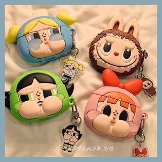 Labubu Cô Gái Bay Thích Hợp Silicon Cho airpods Pro airpod 4 Vỏ Tai nghe không dây Apple Airpodpro1 / 2 / 3 Vỏ Tai Nghe Mềm Chống Rơi