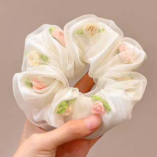  Ren Lớn Scrunchies Đuôi Ngựa Giá Đỡ Dây Buộc Tóc Cho Nữ Cô Gái Đáng Yêu Cổ Tích Phụ Kiện Tóc 
