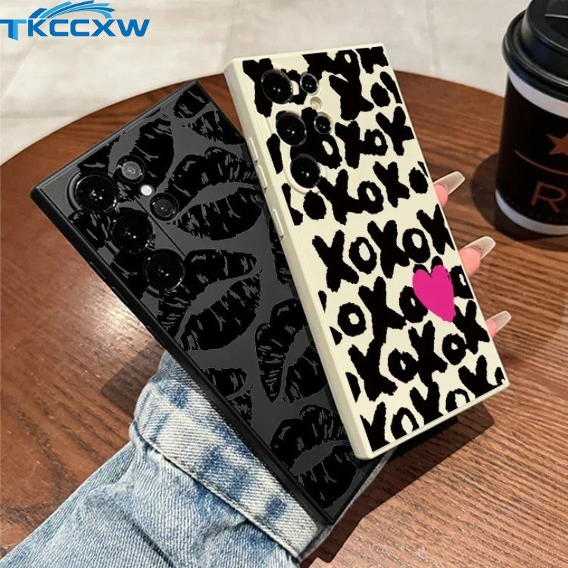 Ốp Điện Thoại graffiti Đen Cho Redmi A3 14R K70 Ultra K70 K60 K50 Pro K70E K60E K60 Ultra K40 Gaming