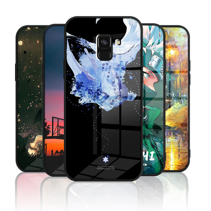 Ốp Kính Samsung galaxy A5 2018 / A8 2018 / A6 2018 / A6 plus 2018 / A8 plus 2018 / J6 2018 Vỏ Kính C