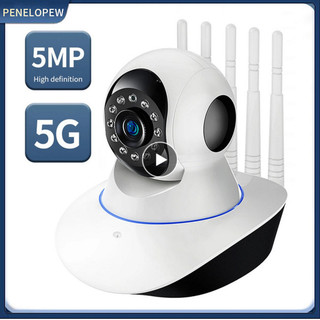 Pw Hd 5MP Camera IP Không Dây Camera Quan Sát 2.4G Wifi Camera Giám Sát An Ninh Cam Thông Minh Theo Dõi Tự Động
