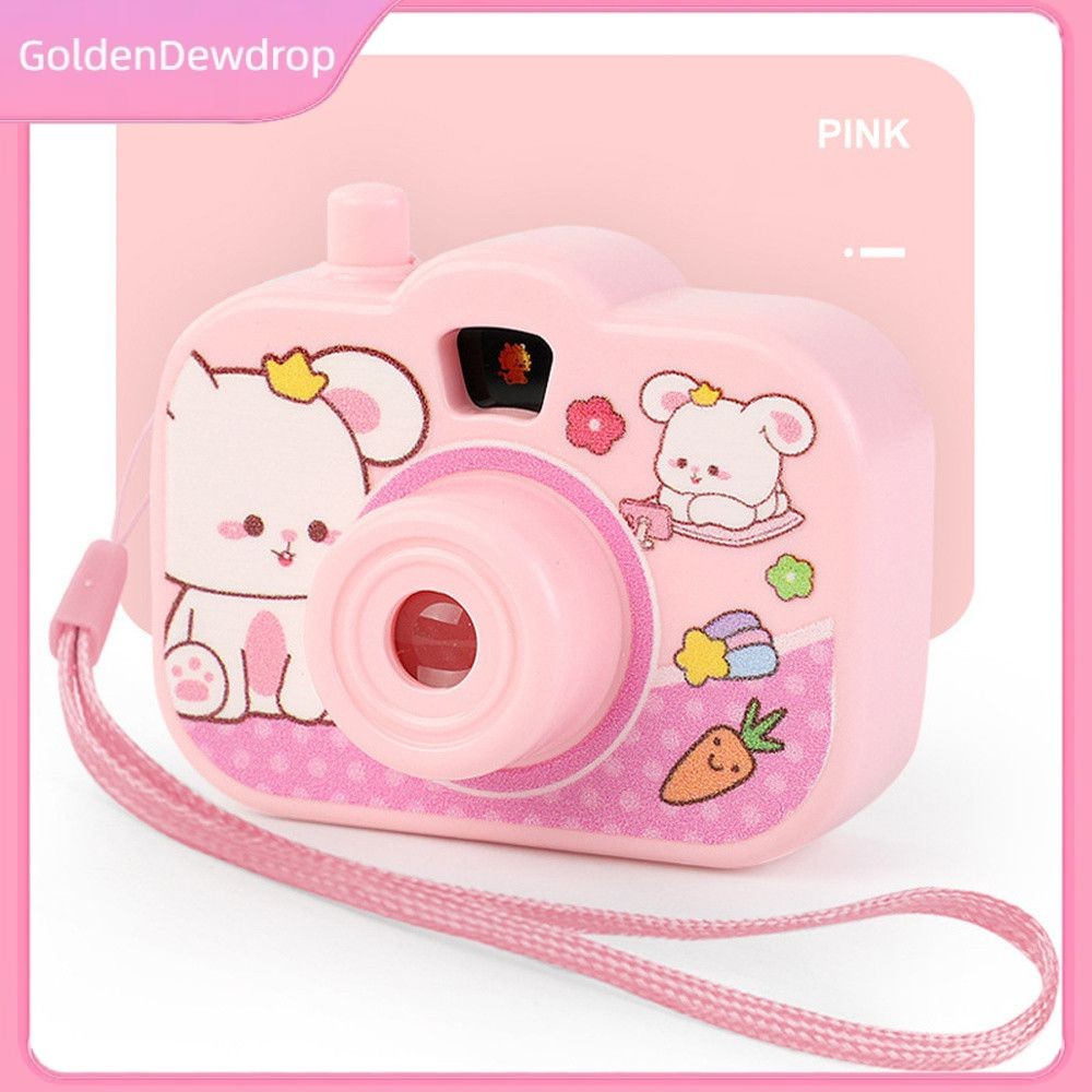 ✨COD✨ Đồ chơi máy ảnh phù hợp cho bé trai và bé gái Đồ chơi máy ảnh Đồ chơi giáo dục sớm Đồ chơi giáo dục Đồ chơi phát sáng Máy chiếu hoạt hình tương tác Màu sắc phong phú 【GoldenDewdrop】