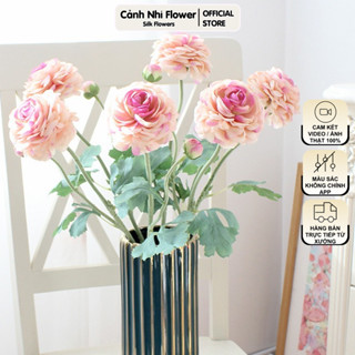 Hoa mao lương bông 1 bông 1nụ - Dài 50cm, bông to 10cm - Cành phủ phấn trắng - Cảnh Nhi Flower