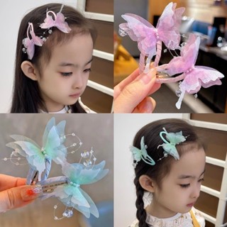 1 / 2 Cái Trẻ Em Trẻ Em Đẹp 3D Bướm Kẹp Tóc Kẹp Bên Nổ Kẹp Phụ Kiện Tóc