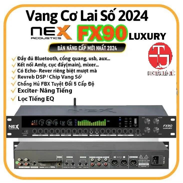 [HCM] Vang cơ lai số Nex Acoustics FX90 Luxury bản cao cấp - Công Ty Thiên Phúc karaoke