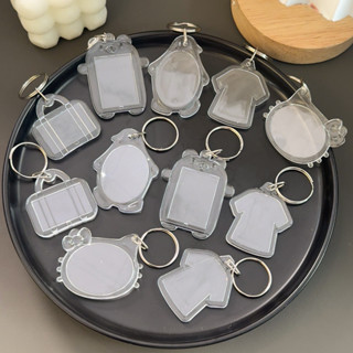 Móc khóa ảnh Acrylic Khung chèn trống DIY Tùy chỉnh Quà tặng tốt nghiệp kỷ niệm cặp đôi