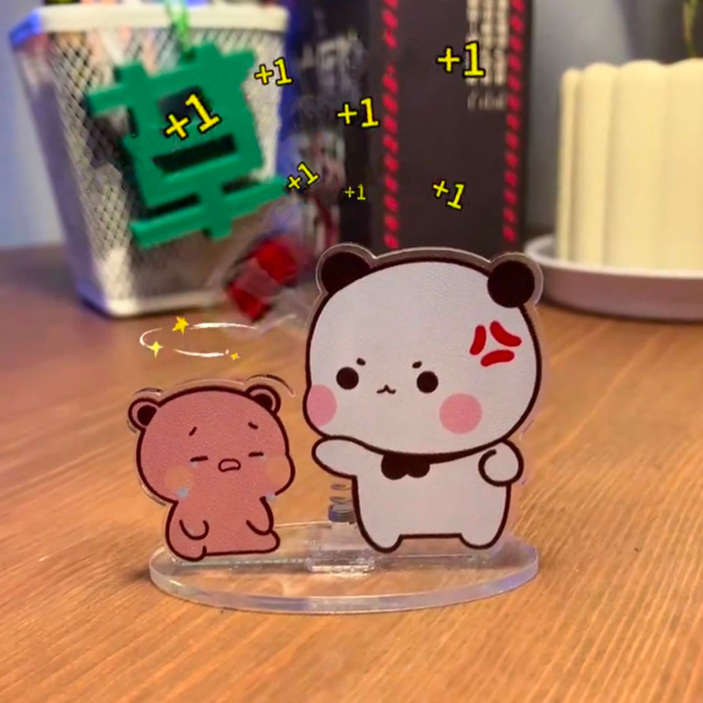 Dễ Thương Bubu Và Yier Trang Trí Yier Knock Bubu Acrylic Lắc Đồ Chơi Trang Trí Sáng Tạo Giải Nén Đồ 