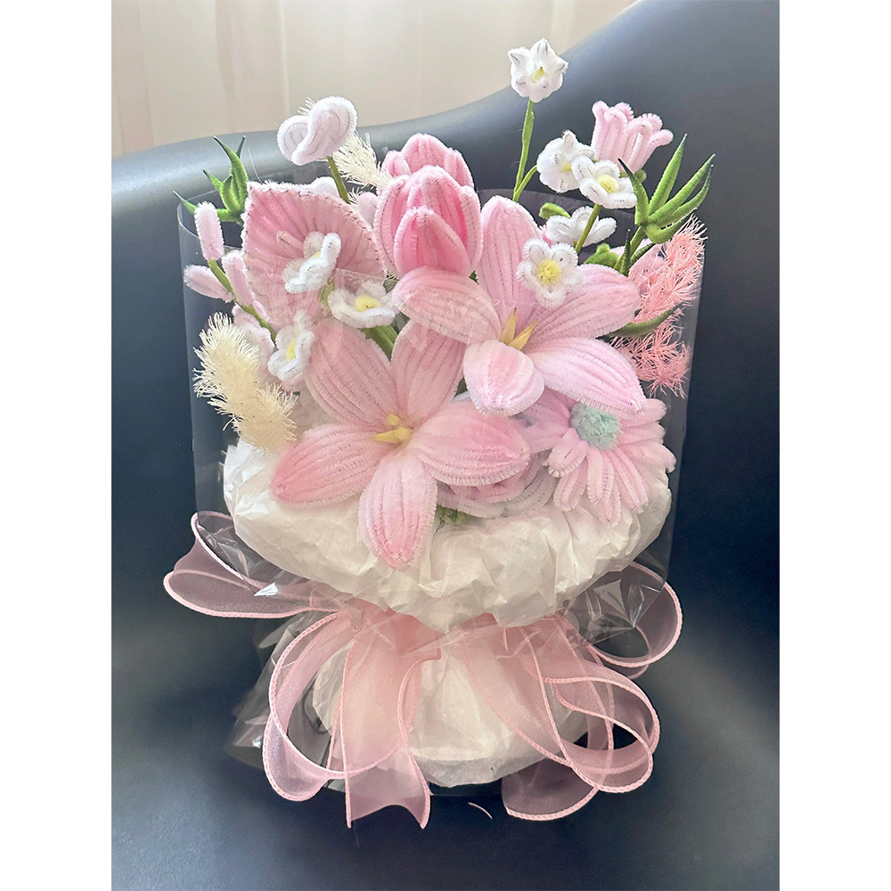 [CHEN] diy Tulip Bó Hoa Xoắn Dính Bó Hoa Handmade Tự Làm Chất Liệu Handmade Sinh Nhật Bó Hoa Tốt Ngh
