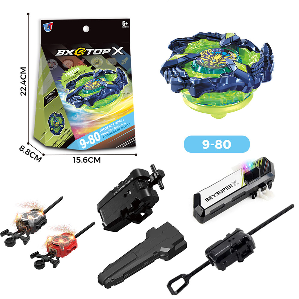 Beyblade X BX-23 Phoenix Wing 9-80 Beyblade Xtreme với Bộ khởi động Ripcord