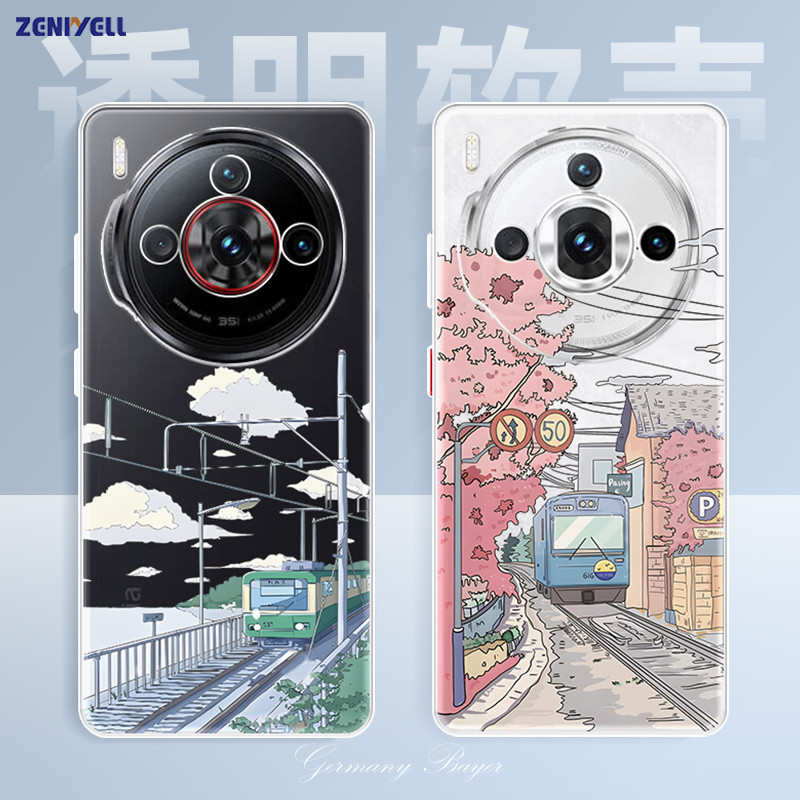 Dành Cho Nubia Z60S Pro Ốp Lưng Điện Thoại Z60S Pro Mới Trong Suốt Bảo Vệ Toàn Diện Vỏ Mềm Silicon S